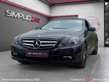 Mercedes classe e coupe 250 cdi blueefficiency executive a occasion simplicicar beaune simplicicar simplicibike france