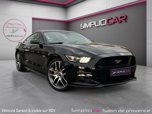 Ford mustang fastback v8 5.0 421 gt / sièges chauffants ventilés / son shaker / caméra de recul / démarrage à distance...