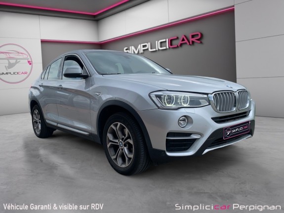 Bmw x4 g02 xdrive20d 190ch bva8 xline garantie premium aout 2026 caméra/hayon electrique/sièges chauffants et electriques...