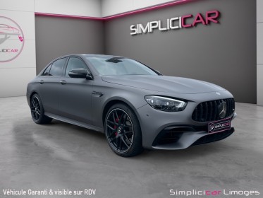 Mercedes classe e 63 s amg speedshift mct amg 4-matic occasion simplicicar limoges  simplicicar simplicibike france