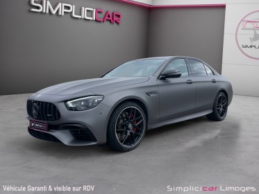 Mercedes classe e 63 s amg speedshift mct amg 4-matic occasion simplicicar limoges  simplicicar simplicibike france