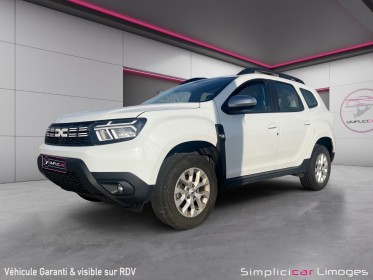 Dacia duster blue dci 115 4x2 expression tva recuperable occasion simplicicar limoges  simplicicar simplicibike france