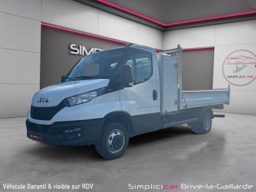 Iveco daily chassis cabine c 35 c 16 emp 3000 quad-leaf bvm6 tva récupérable occasion simplicicar brive la gaillarde ...