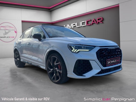 Audi rs q3 sportback 2.5 tfsi quattro s 400 ch pas de malus tronic 7 toit ouvrant/caméra/rs mode garantie 12 mois occasion...