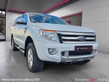 Ford ranger double cabine 2.2 tdci 150 4x4 limited attelage hard top sièges chauffants garantie 12 mois occasion simplicicar...