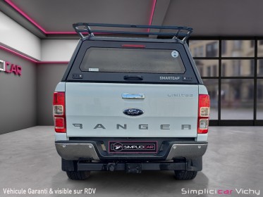 Ford ranger double cabine 2.2 tdci 150 4x4 limited attelage hard top sièges chauffants garantie 12 mois occasion simplicicar...