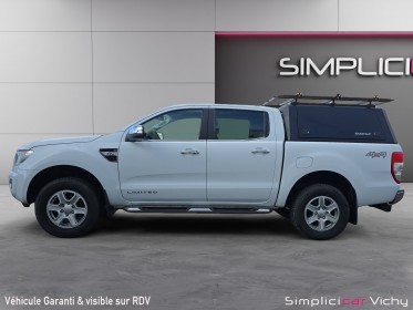 Ford ranger double cabine 2.2 tdci 150 4x4 limited attelage hard top sièges chauffants garantie 12 mois occasion simplicicar...