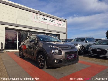 Citroen c3 100ch shine suivi d'entretien complet-aucun frais/apple carplay  android auto /cam de recul occasion avignon (84)...