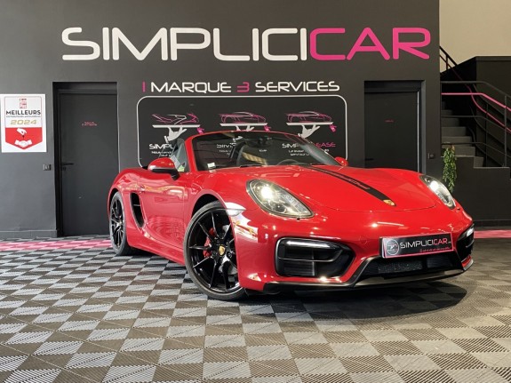 Porsche boxster 3.4i gts 330 ch pdk - suivi porsche - garantie 12 mois occasion  simplicicar aix les bains simplicicar...