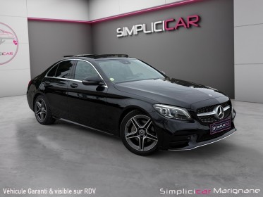 Mercedes classe c 200 d 9g-tronic amg line suivi mercedes-toit ouvrant-sieges chauffant-carplaygarantie occasion simplicicar...
