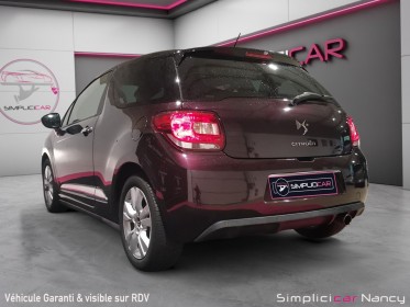 Citroen ds3 vti 82ch finition so chic / distribution neuve / 1ere main / garantie 12 mois occasion simplicicar nancy...