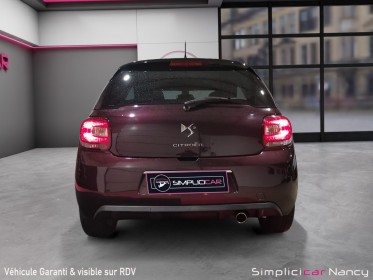 Citroen ds3 vti 82ch finition so chic / distribution neuve / 1ere main / garantie 12 mois occasion simplicicar nancy...