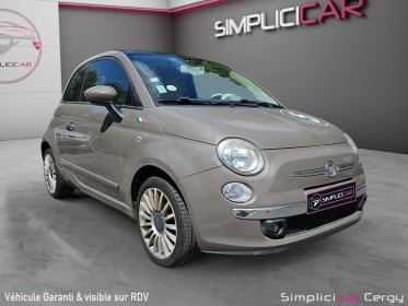 Fiat 500 lounge 1.2 8v 69 ch / toit panoramique occasion osny simplicicar simplicibike france