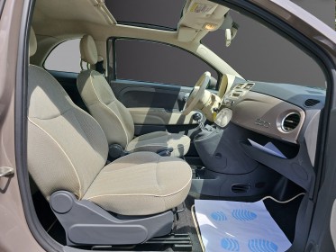 Fiat 500 lounge 1.2 8v 69 ch / toit panoramique occasion osny simplicicar simplicibike france