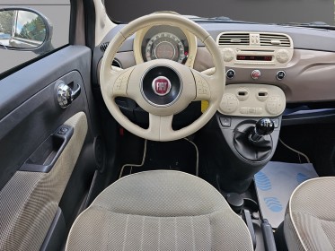 Fiat 500 lounge 1.2 8v 69 ch / toit panoramique occasion osny simplicicar simplicibike france