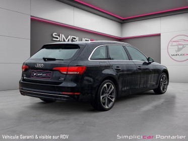 Audi a4 avant 2.0 tdi 190  s tronic 7 quattro / garantie 12 mois minimum / occasion simplicicar pontarlier simplicicar...