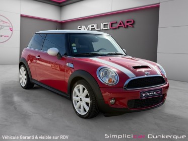 Mini mini 1.6i - 170 cooper s / rouge chili red / siege tissu-cuir ray rooster red / occasion simplicicar dunkerque...
