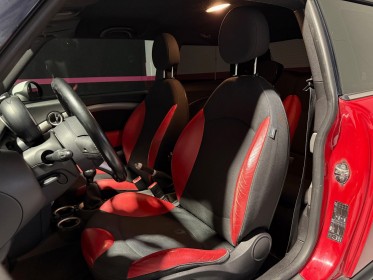 Mini mini 1.6i - 170 cooper s / rouge chili red / siege tissu-cuir ray rooster red / occasion simplicicar dunkerque...