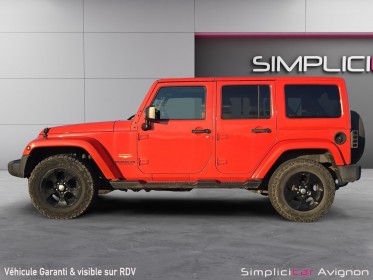 Jeep wrangler unlimited sahara 2.8 200ch - véhicule franÇais - boite auto - hard top modulaire / entretien à jour occasion...
