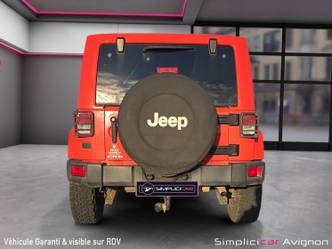Jeep wrangler unlimited sahara 2.8 200ch - véhicule franÇais - boite auto - hard top modulaire / entretien à jour occasion...