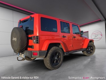 Jeep wrangler unlimited sahara 2.8 200ch - véhicule franÇais - boite auto - hard top modulaire / entretien à jour occasion...