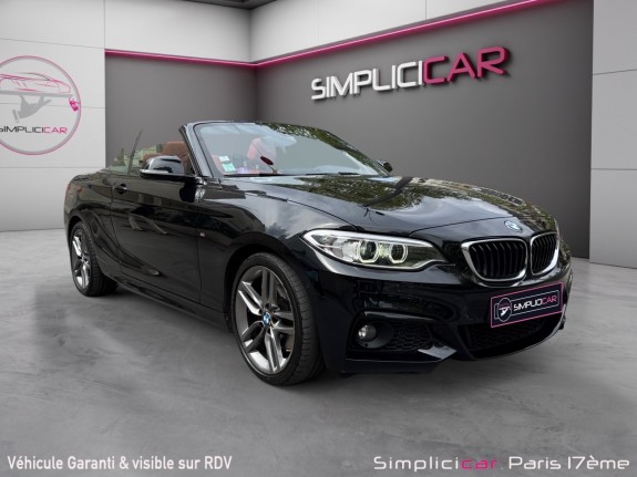 Bmw serie 2 cabriolet f23 220i 184 ch m sport a/origine france/entretien complet bmw/camÉra recul/siÈges chauffants...