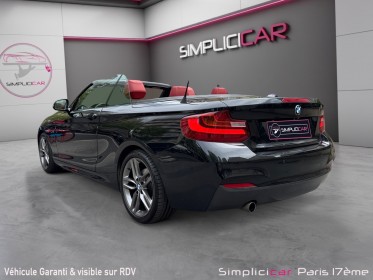 Bmw serie 2 cabriolet f23 220i 184 ch m sport a/origine france/entretien complet bmw/camÉra recul/siÈges chauffants...