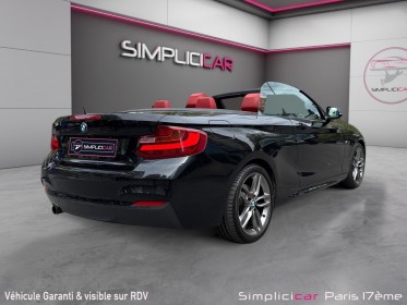Bmw serie 2 cabriolet f23 220i 184 ch m sport a/origine france/entretien complet bmw/camÉra recul/siÈges chauffants...