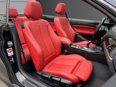 Bmw serie 2 cabriolet f23 220i 184 ch m sport a/origine france/entretien complet bmw/camÉra recul/siÈges chauffants...