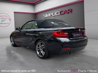 Bmw serie 2 cabriolet f23 220i 184 ch m sport a/origine france/entretien complet bmw/camÉra recul/siÈges chauffants...