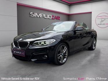 Bmw serie 2 cabriolet f23 220i 184 ch m sport a/origine france/entretien complet bmw/camÉra recul/siÈges chauffants...