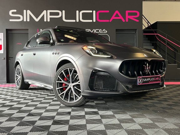 Maserati grecale v6 530 ch trofeo gris mat - garantie constructeur 12 2025 - origine france occasion  simplicicar aix les...