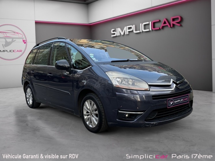 Citroen grand c4 picasso 2.0i 16v exclusive bmp6 7 place occasion paris 17ème (75)(porte maillot) simplicicar simplicibike...