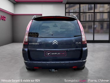 Citroen grand c4 picasso 2.0i 16v exclusive bmp6 7 place occasion paris 17ème (75)(porte maillot) simplicicar simplicibike...