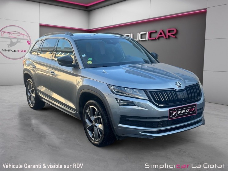 Skoda kodiaq 2.0 tdi 150 src sportline dsg7 / 1ère main occasion simplicicar la ciotat simplicicar simplicibike france Skoda kodiaq 2.0 tdi 150 src sportline dsg7 / 1ère main occasion simplicicar la ciotat simplicicar simplicibike france
