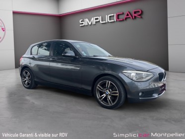 Bmw serie 1 f20 118d 143 ch sport sièges en cuirs et chauffants, faible consommation garantie 12 mois occasion montpellier...