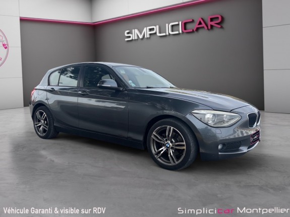 Bmw serie 1 f20 118d 143 ch sport sièges en cuirs et chauffants, faible consommation garantie 12 mois occasion montpellier...