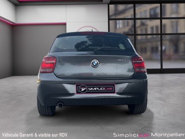 Bmw serie 1 f20 118d 143 ch sport sièges en cuirs et chauffants, faible consommation garantie 12 mois occasion montpellier...