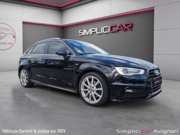 Audi a3 sportback sline 2.0 tdi 184   cuir xenon toit pano boite 6 camera garantie 12 mois occasion avignon (84) simplicicar...