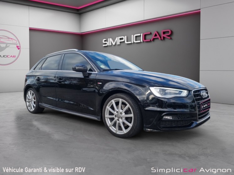 Audi a3 sportback sline 2.0 tdi 184 cuir xenon toit pano boite 6 camera garantie 12 mois occasion avignon (84) simplicicar... Audi a3 sportback sline 2.0 tdi 184 cuir xenon toit pano boite 6 camera garantie 12 mois occasion avignon (84) simplicicar...