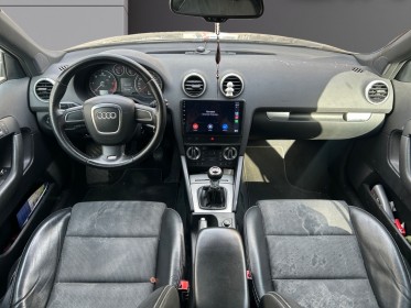 Audi a3 sportback 2.0 tdi 140 dpf s line, siège chauffants, camera de recul et carplays installés garantie 12 mois occasion...