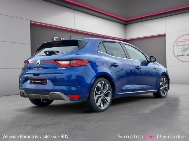 Renault megane iv berline blue dci 115 intens / garantie 12 mois minimum / occasion simplicicar pontarlier simplicicar...