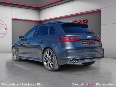 Audi a3 sportback 2.0 tdi 184 s line quattro s tronic 6 / toit ouvrant / garantie 12 mois minimum / occasion simplicicar...