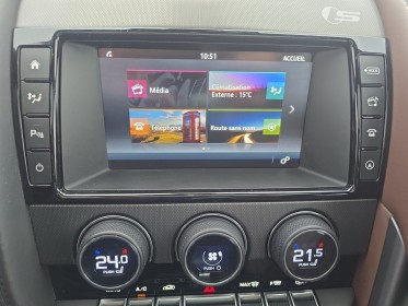 Jaguar f-type s v6 380ch. État neuf - suivi complet jaguar - sound meridian - sièges sport elec - toit pano occasion...