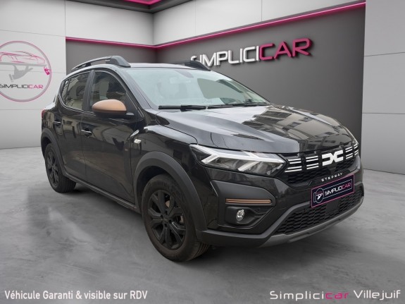 Dacia sandero stepway extreme  eco-g 100 ch 1 ère main, carplay, caméra recul, radar av/ar, garantie dacia occasion...