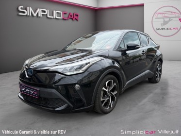 Toyota c-hr hybride mc19 122 cv distinctive tva récupérable, caméra recul, radar av/ar, garantie 12 mois occasion...