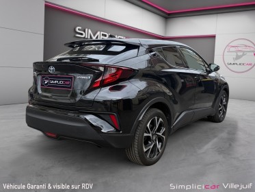 Toyota c-hr hybride mc19 122 cv distinctive tva récupérable, caméra recul, radar av/ar, garantie 12 mois occasion...