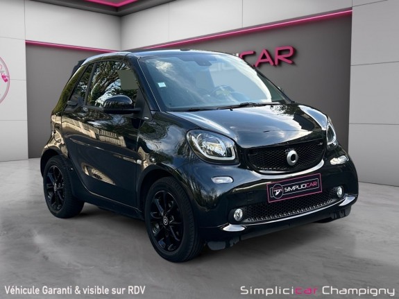 Smart fortwo cabrio 90 ch passion - boite auto - gps - garantie 12 mois - cabriolet occasion champigny-sur-marne (94)...