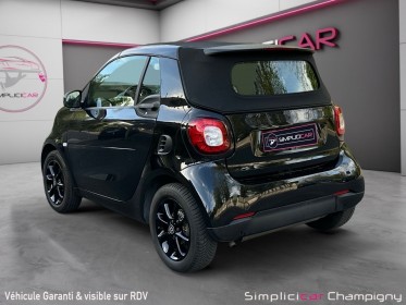 Smart fortwo cabrio 90 ch passion - boite auto - gps - garantie 12 mois - cabriolet occasion champigny-sur-marne (94)...
