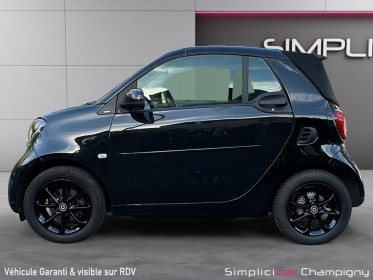 Smart fortwo cabrio 90 ch passion - boite auto - gps - garantie 12 mois - cabriolet occasion champigny-sur-marne (94)...